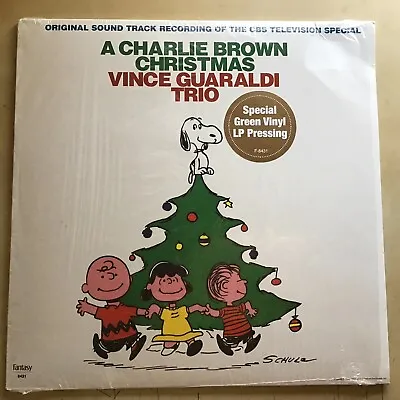 Vince Guaraldi Trio~Charlie Brown Christmas 2015 Green Vinyl Jazz Christmas LP • $20.99