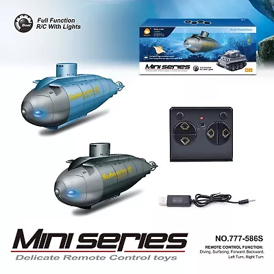 Electric Toy  6 Channels Diving Mini Remote Control Boat RC Submarine Radio Gift • $42.20