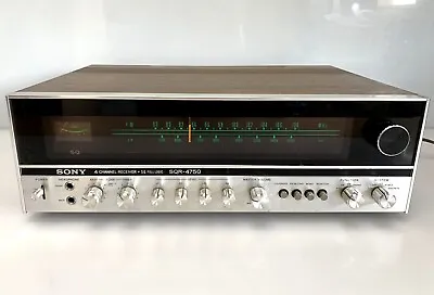 Vintage Sony SQR-4750 4 Channel Receiver Powers On  • $156.85