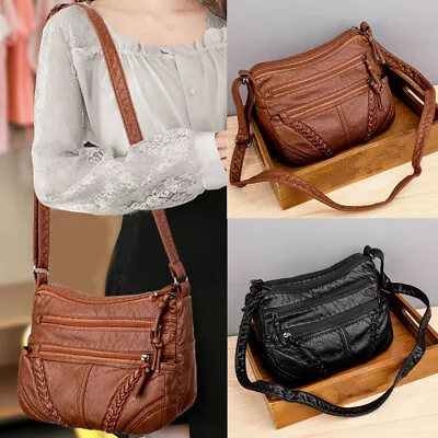 £10.39 • Buy Ladies Cross Body Messenger Bag Women Shoulder Over Bags Adjustable Handbags UK