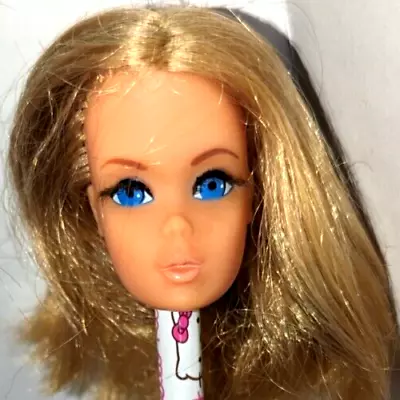 Vintage 1960s Live Action Mod TNT Twist 'n Turn Barbie Head Only-Blonde • $19.95