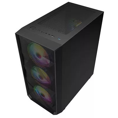 Gaming PC I7 CPU 480 GB SSD 1TB HDD 16GB Ram GeForce GT 1030 GPU Windows 10 Wifi • £329.99