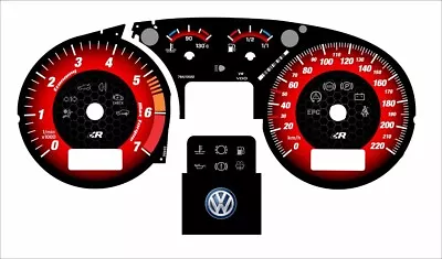 VW Volkswagen Golf 4 Instrument Cluster Face Replacement Km & Mph Are Available • $55