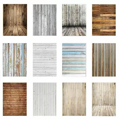 New Photography Background Vinyl Photo Props Studio Wood Screen Cameras Backdrop • $9.99