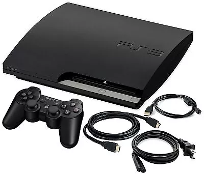 Authentic PlayStation 3 PS3 Slim Console + 120GB 160GB 250GB 320GB 500GB + USA • $199.99