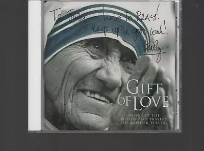 Gift Of Love CD Music Words & Prayers Of Mother Teresa / SIGNED By Bradley James • $14.99