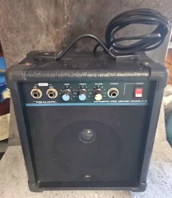 Vintage Realistic Instruments / Voice Amplifier Speaker G-10. Made In Korea.  • $75