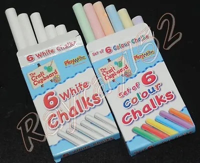 Boxed Chalk Sticks Colour & White Blackboards Pubs Clubs Art Signs 11700 +sold • £2.12