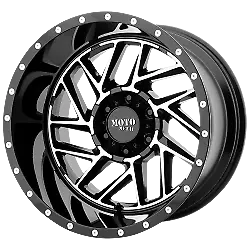 Moto Metal 20x12 Wheel Gloss Black Machined MO985 BREAKOUT 8x6.5 -44mm Rim • $391