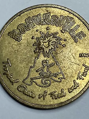 Vintage Kahunaville Arcade Token Wilmington Delaware (obsolete Defunct) (#b01) • $9.68