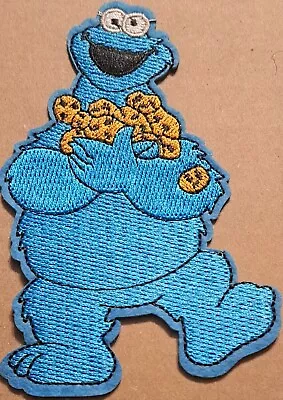 Sesame Street Cookie Monster Embroidered Iron On Patch • $6.80
