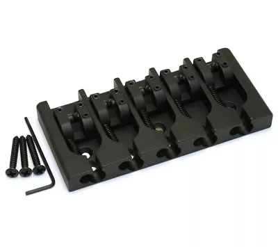 Hipshot Black/Brass 5-string A Series Bass Bridge .750  String Spacing 5A500B • $118