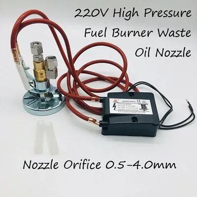 £63.17 • Buy 220V High Pressure Voltage Pulse Igniter Fuel Waste Oil Burner Nozzle Combustion