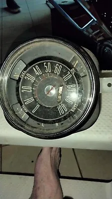 Original 1949 1950 Ford Instrument Cluster Speedometer And Gauges 6 Volt • $59