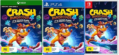 $85 • Buy Crash Bandicoot 4 Its About Time XBOX One PS4 Nintendo Switch Family Kids Game