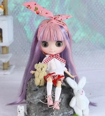 Full Set - Middie Blythe Doll 8  With Clothes Shoes BJD Soft Hair Matte Face Toy • $59.50