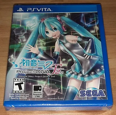 Hatsune Miku: Project DIVA F 2nd (PlayStation Vita / PS Vita) Brand New & Sealed • $54.52