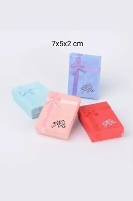 Jewellery Gift Box Earrings Bracelet Necklace Hard Cardboard Choose Color UK • £3.40