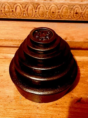 £16 • Buy William Cross Early Cast Iron Scale Weights 2oz 4oz 8oz 1Ib 2Ib 4Ib