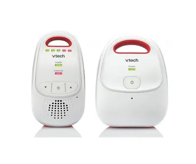 VTech Digital Audio Baby Monitor - White/Red (BM1000) • £22