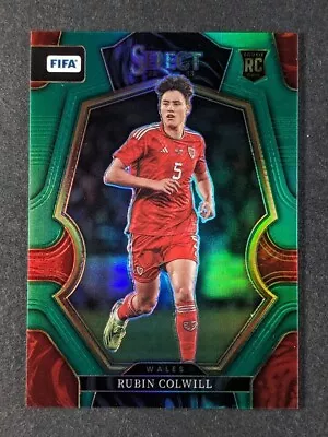 2022-23 Panini Select FIFA RUBIN COLWILL /5 Rookie Green Prizm Mezzanine Wales • $36