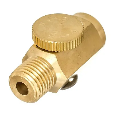 1/4  NPT Thread Brass Inline Regulator Air Compressor Pressure Ball Valve Tool • $15.45