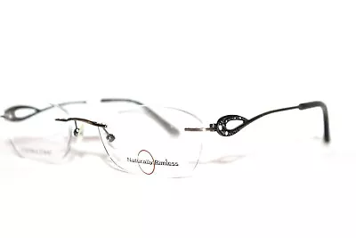 New Naturally Rimless Nr354 Atp Grey Womens Eyeglasses Rx Frames 51-17-140 Mm • $26.26