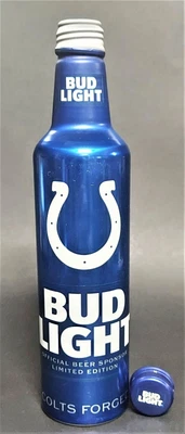 $6.99 • Buy 2019 NFL INDIANAPOLIS COLTS - BUD LIGHT Aluminum Beer Bottle #503510