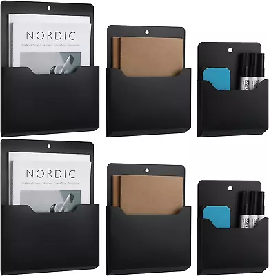 6 Pack Magnetic File Holder Magnetic Paper Holder Fridge Magnet Organizer Letter • $34.45