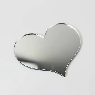 £0.99 • Buy Heart Acrylic Mirror Home Bathroom Children's Babies Safety Wall Shatterproof