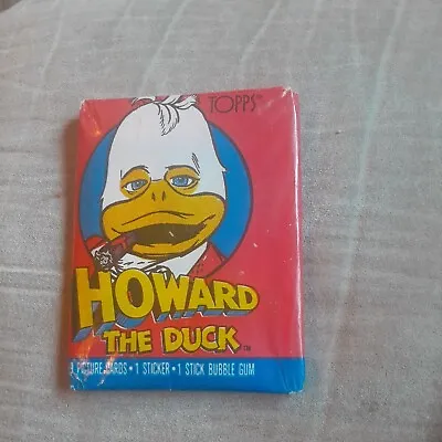 Howard The Duck Vintage SEALED Trading Cards Single Wax Pack 1986 Topps Movie • $5.55
