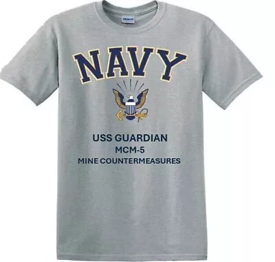 Uss Guardian  Mcm-5 * Mine Countermeasures *eagle*shirt. Officially Licensed • $29.95