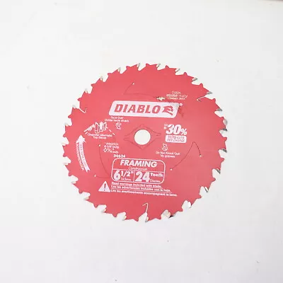 Diablo Framing Saw Blade 24-Tooth 6-1/2  D0624 • $8.39