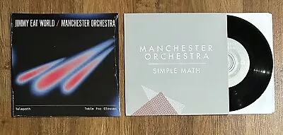 Manchester Orchestra - Simple Math / Jimmy Eat World Split 7” Vinyl BUNDLE! Rare • $69.99