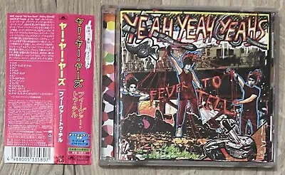 Yeah Yeah Yeahs • Fever To Tell Rare Japan CD W Bonus Tracks OBI & Insert • £12.95