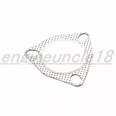 $4.41 • Buy 2.5  3-Bolt Exhaust Gasket For Turbo/Manifold/Header Down/Dump Pipe Flange