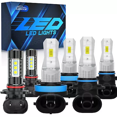 For Toyota Venza 2009 2010 2011-2015 LED Headlights High Low Fog Light Bulbs Kit • $39.99
