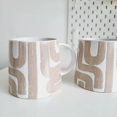 Habitat Brushstroke Collection Pair Of Mugs • £15.99