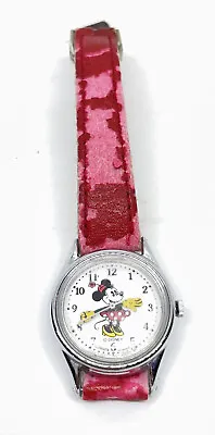 Vintage Mechanical Minnie Mouse Lorus Disney Watch For Repair  • $5