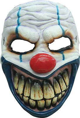 £12.99 • Buy  Latex Clown Mask Twisted Payday Scary Horror Fancy Dress Halloween Face Maske