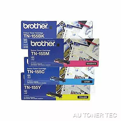 Brother Genuine TN155CL4PK Value Pack C/M/Y/K Toner Cartridge HL4040CN DCP9040CN • $773.57