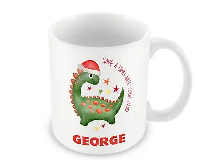 £8.99 • Buy Personalised Christmas Eve/Hot Chocolate DINO Mug - Childs Cup. 