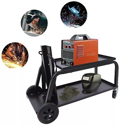 Professional Welder Welding Cart Plasma Cutter MIG TIG Universal Storage Tanks • $63.65