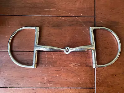 Korsteel D-Ring Curved D-Ring Snaffle Bit Stainless Steel 5” • $19.99