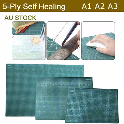 A3 A2 A1 Large DIY Thick Self Healing Cutting Mat Double-Side Art Craft Au Stock • $14.50