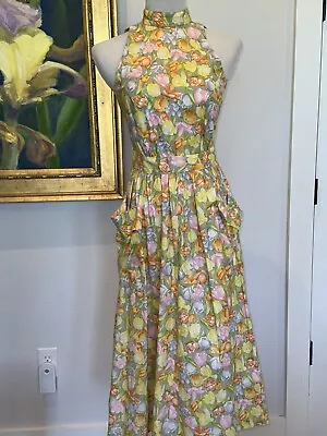 Vintage 1980s Pink Floral Sundress • $19.99