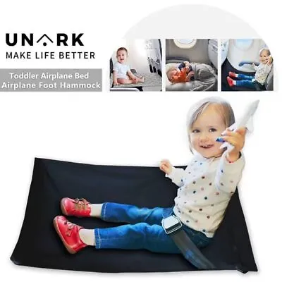 $14.96 • Buy Kids Toddler Travel Bed Seat Extender Airplane Hammock Footrest Accessories New