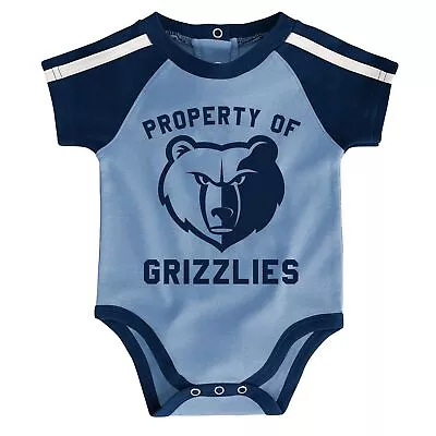 Outerstuff NBA Newborn Memphis Grizzlies Rebound 3-Piece Creeper Set • $21