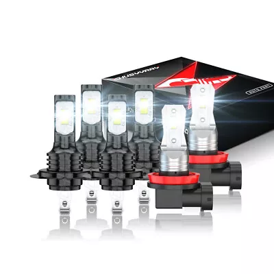 For Mercedes Benz GL450 2007 - 2012 E320 2008 2009 LED Headlight+Fog Light Bulbs • $27.99