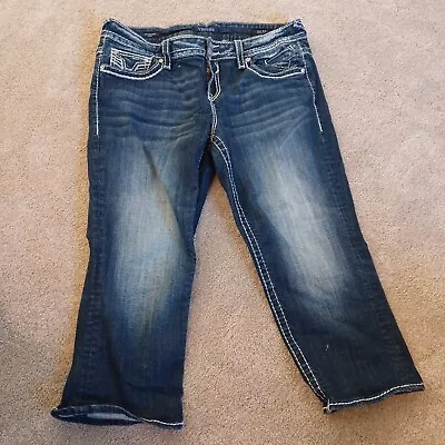 VIGOSS The Chelsea Capri Jeans Women's Size 15/16 (35x21) Excellent Condition!! • $18.49